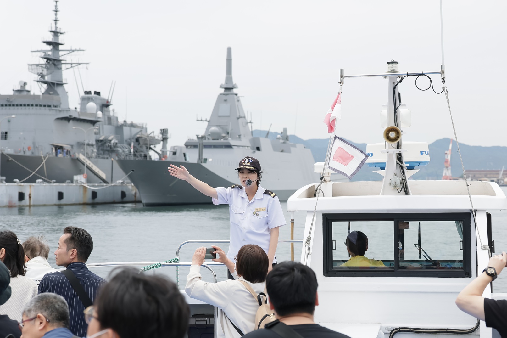 人気の呉湾艦船めぐり!