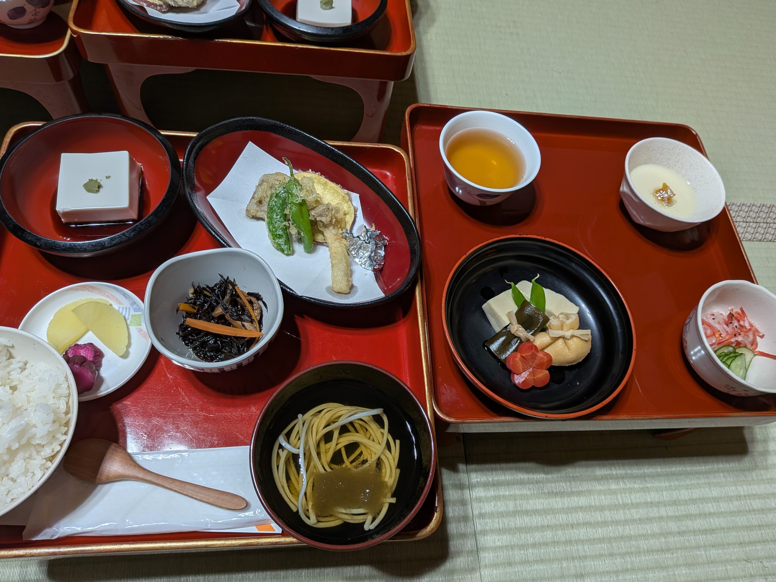 普賢院　精進料理　※食事内容は変更になる場合があります。